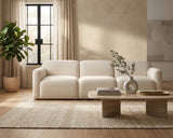 Gorge 116" Modular Fabric Sofa with Connectors - Contemporary Deep Seating