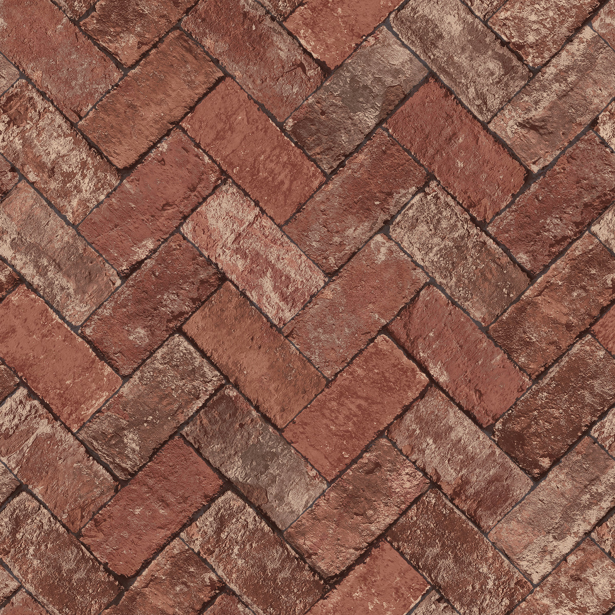 Galerie Just Kitchens Herringbone Brick Wallpaper