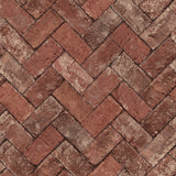 Galerie Just Kitchens Herringbone Brick Wallpaper