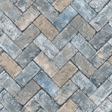 Galerie Just Kitchens Herringbone Brick Wallpaper