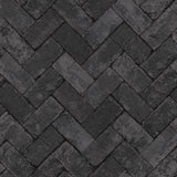 Galerie Just Kitchens Herringbone Brick Wallpaper