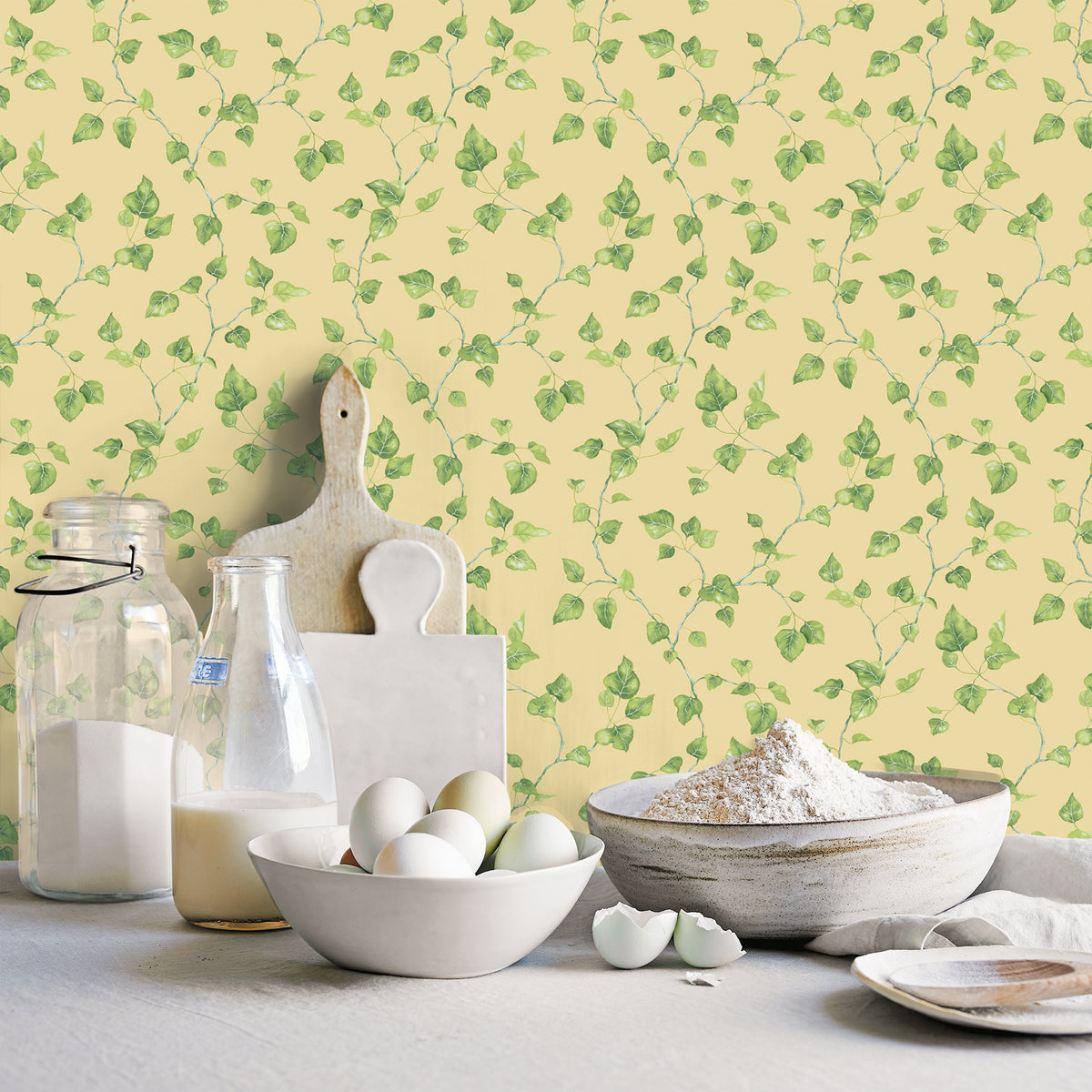 Galerie Just Kitchens Just Ivy Wallpaper