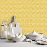 Galerie Just Kitchens Lemon Scallop Wallpaper