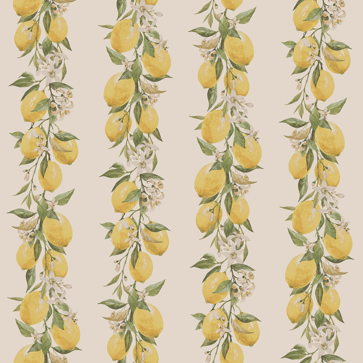 Galerie Just Kitchens Lemon Stripe Wallpaper