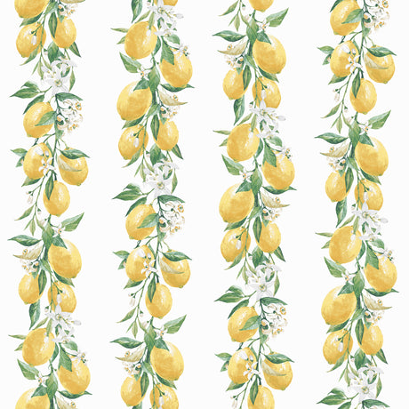 Galerie Just Kitchens Lemon Stripe Wallpaper