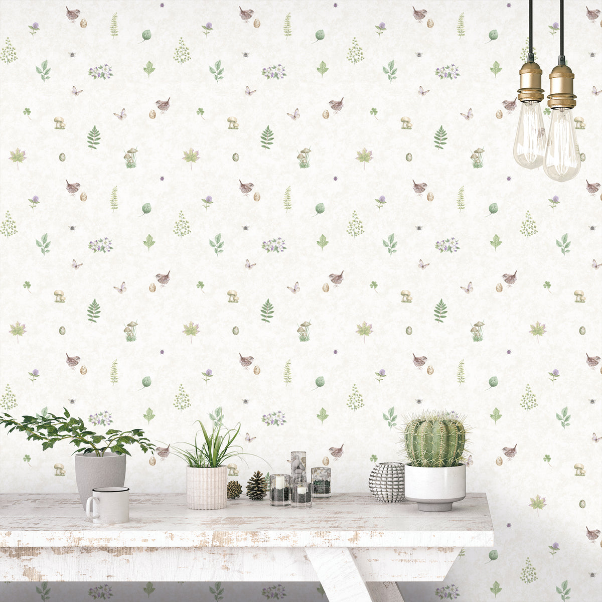 Galerie Just Kitchens Meadow Spot Wallpaper