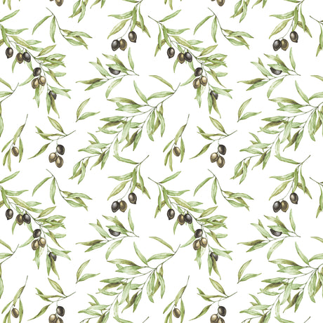 Galerie Just Kitchens Olive Drupe Wallpaper