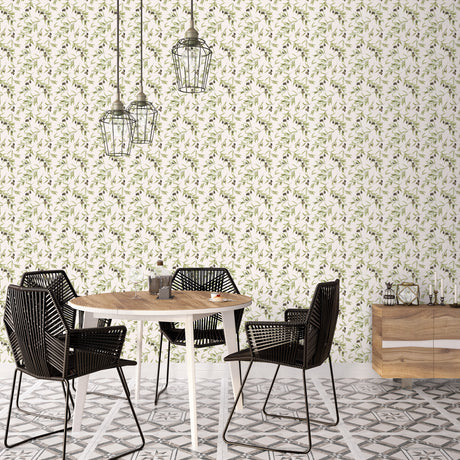 Galerie Just Kitchens Olive Drupe Wallpaper