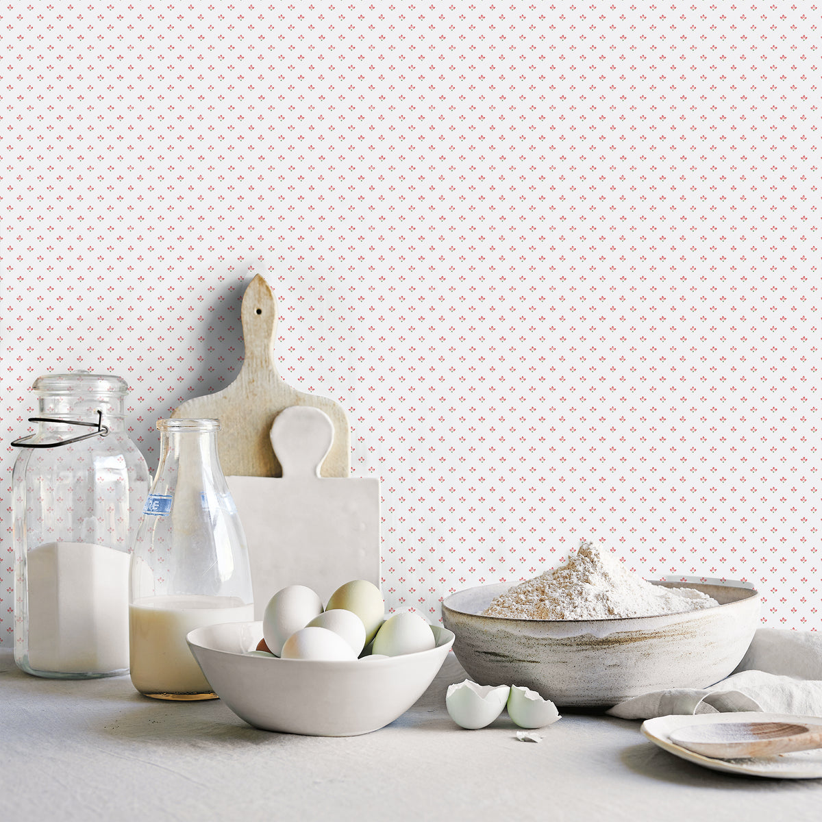 Galerie Just Kitchens Tri Leaf Wallpaper