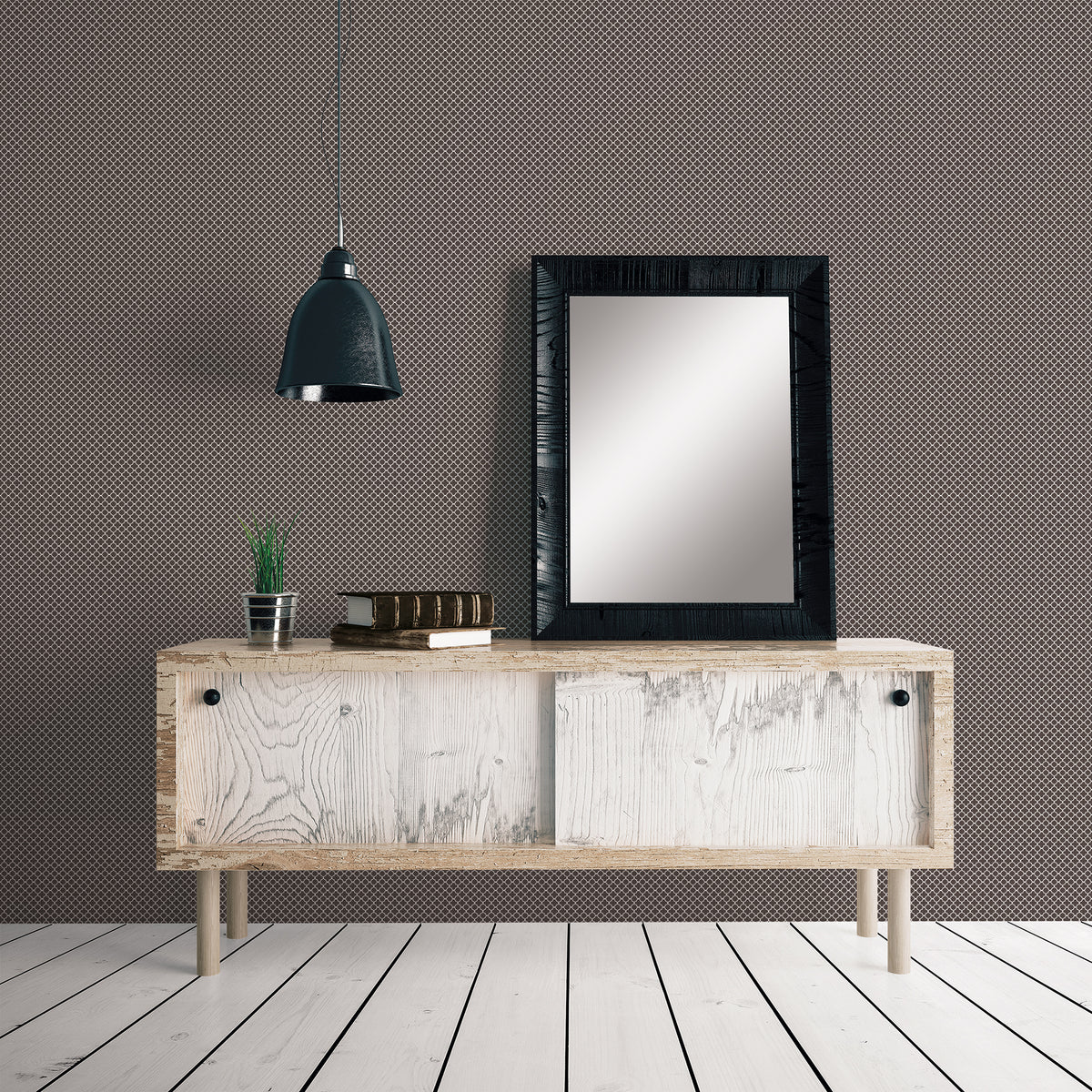 Galerie Small Prints Medallion Wallpaper