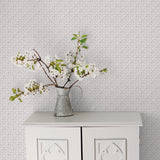 Galerie Small Prints Ogee Floral Wallpaper