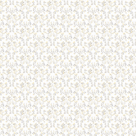 Galerie Small Prints Ogee Floral Wallpaper