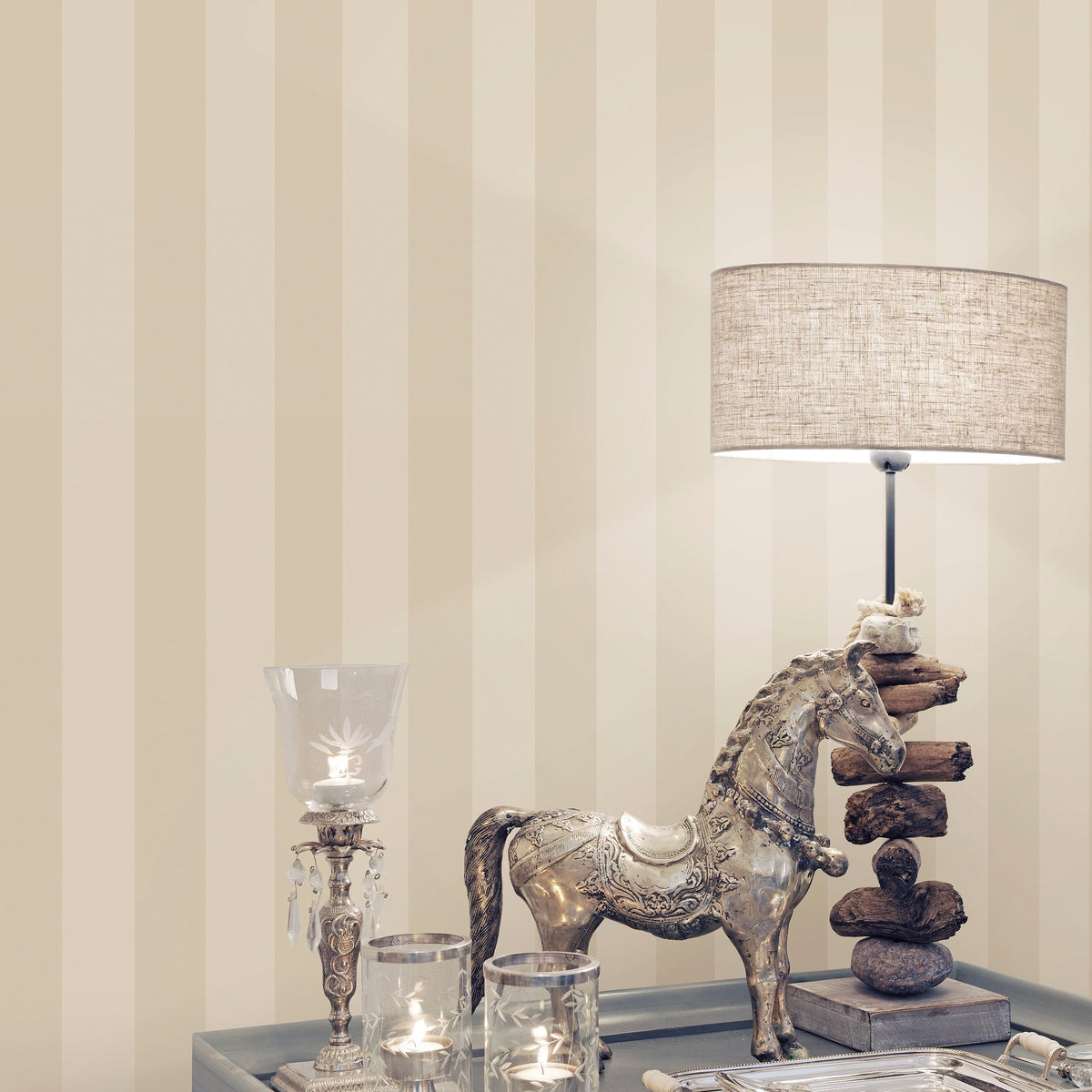Galerie Smart Stripes 3 Contrast Emboss Wallpaper