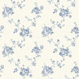 Galerie Palazzo 2 Turquoise Floral Wallpaper