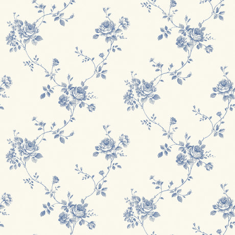 Galerie Palazzo 2 Turquoise Floral Wallpaper