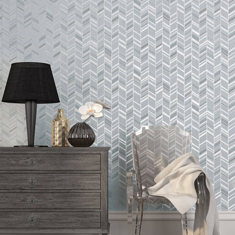 Galerie Special FX 2 Glitter Chevrons Wallpaper