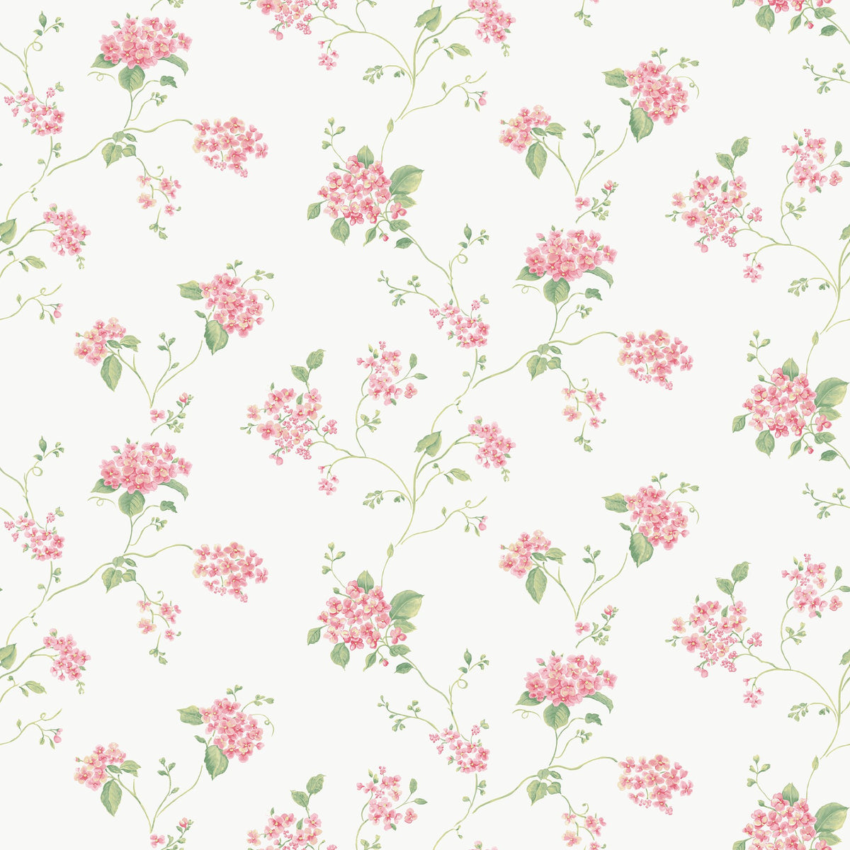Galerie Miniatures 3 Hydrangea Trail Wallpaper