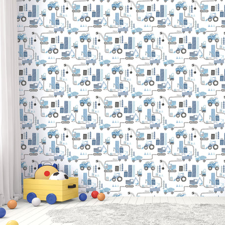Galerie Tiny Tots 2 Construction Wallpaper