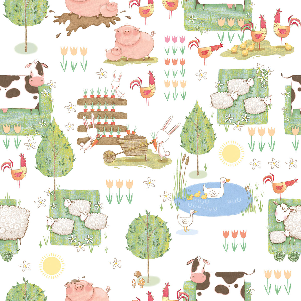 Galerie Tiny Tots 2 Farmland Wallpaper