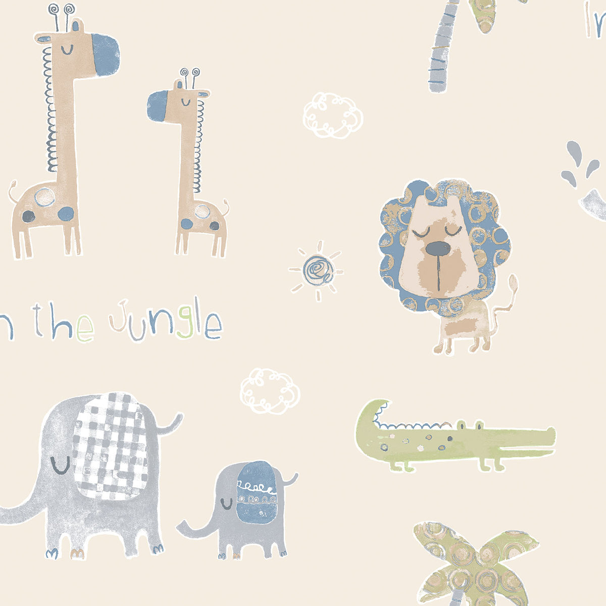 Galerie Tiny Tots 2 Jungle Friends Wallpaper