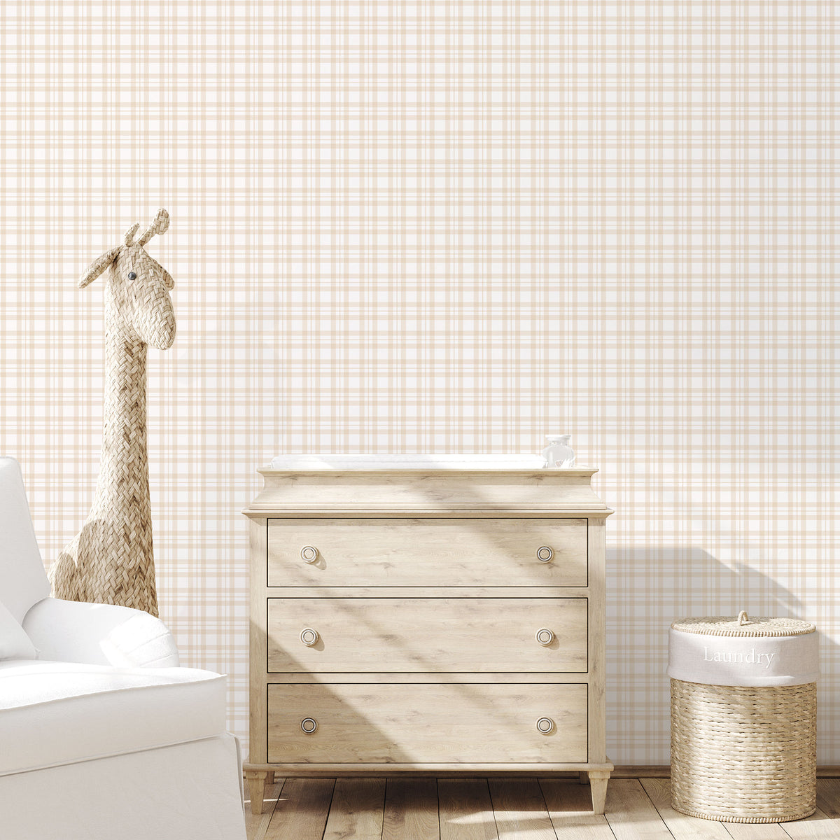Galerie Tiny Tots 2 Plaid Wallpaper