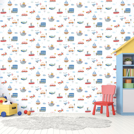 Galerie Tiny Tots 2 Transportation Wallpaper