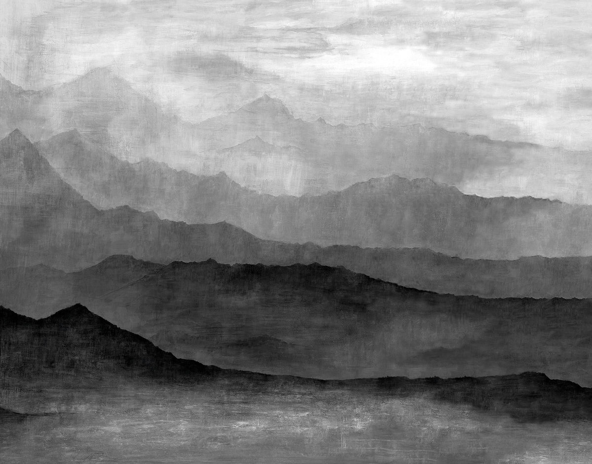 Galerie Atmosphere Misty Mountains Wall Mural