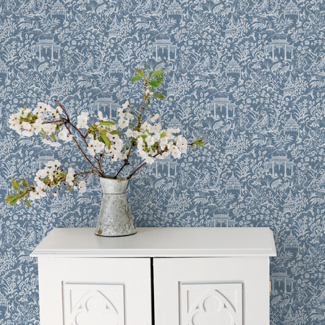 Galerie Secret Garden Garden Toile Wallpaper