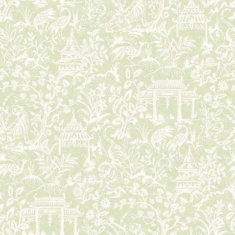 Galerie Secret Garden Garden Toile Wallpaper