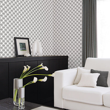 Galerie Secret Garden Trellis Positive Wallpaper