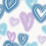 Galerie Kids and Teens Neon Hearts Wallpaper