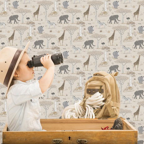 Galerie Kids and Teens Savannah Wallpaper