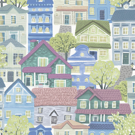 Galerie Kids and Teens Whimsical Houses Wallpaper