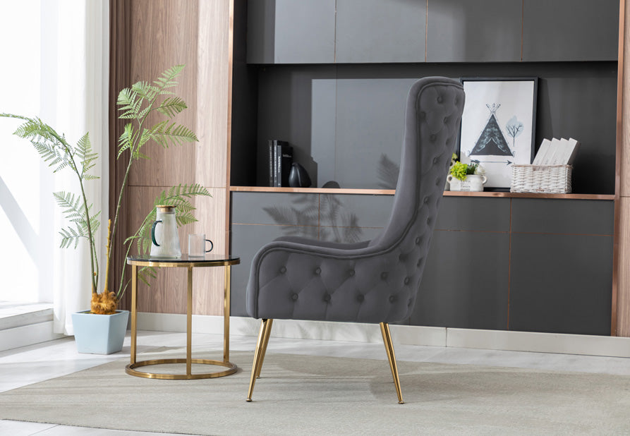 Blair armchair in a bedroom corner showing versatile placement.