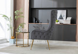 Blair armchair in a bedroom corner showing versatile placement.