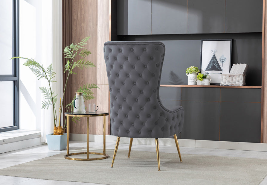 Front view of the Blair chair emphasizing its ergonomic curved back.
