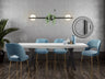 Swell Light Grey Velvet Chair