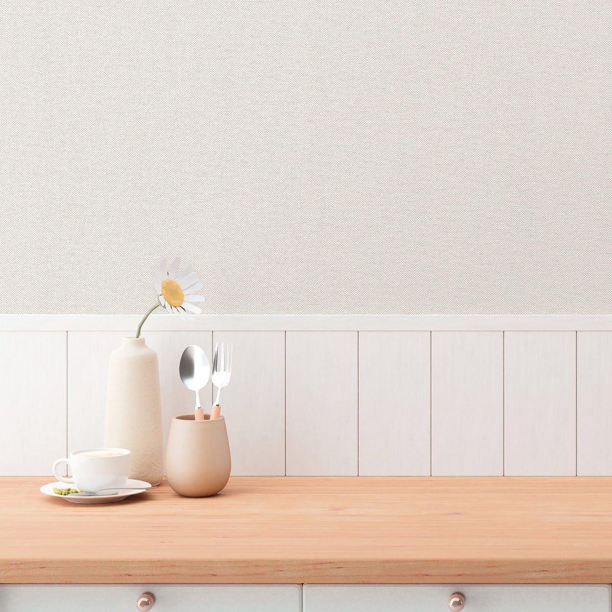 Galerie Hygge Home Plain Texture Wallpaper