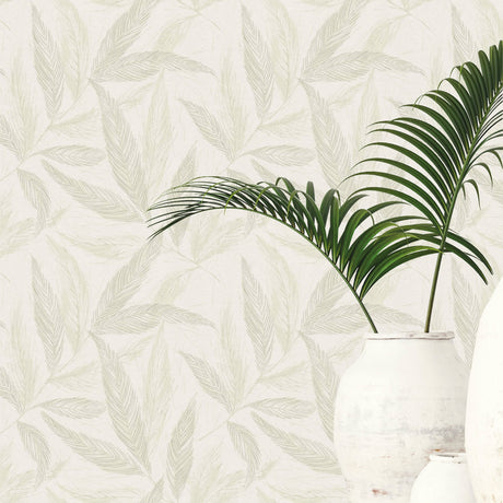 Galerie Hygge Home Fern Weave Motif Wallpaper