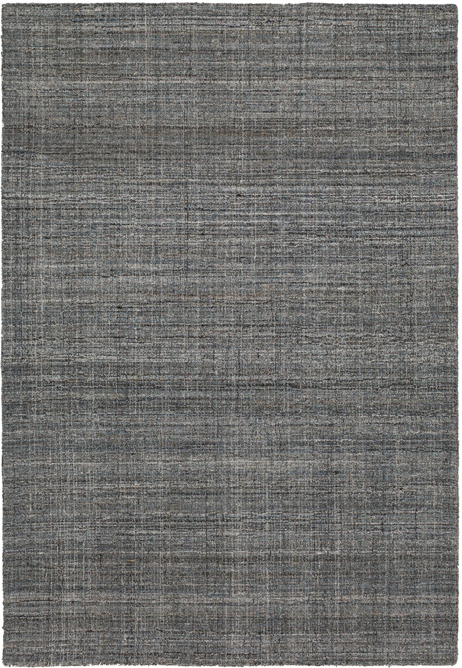Karastan Haberdasher Graphite Casual Area Rug - Hand Tufted Polyester, Made in India