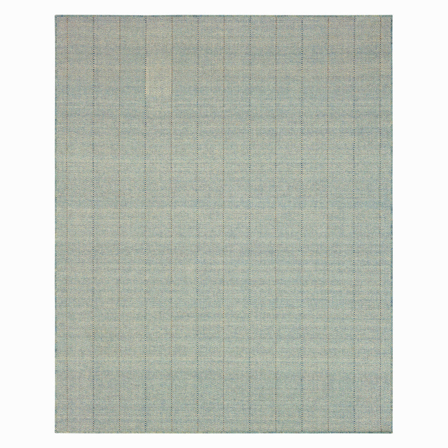 Karastan Harrington Blue Area Rug - Machine Woven Wool, Made in India