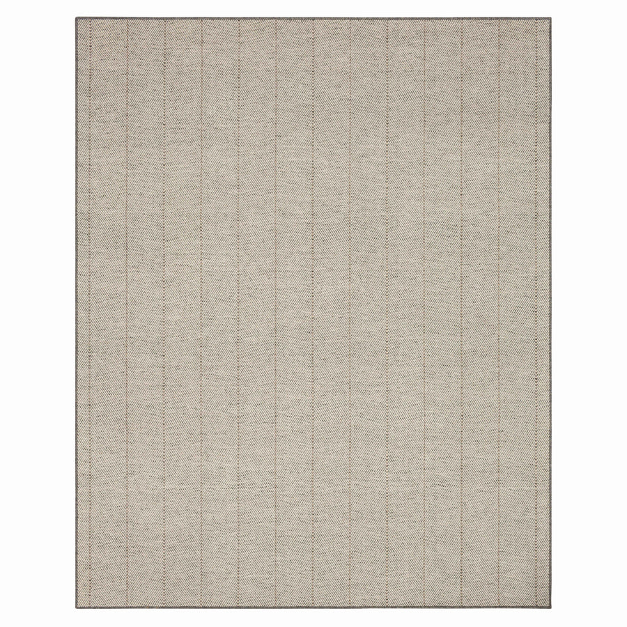 Karastan Harrington Grey Area Rug - Machine Woven Wool, Made in India