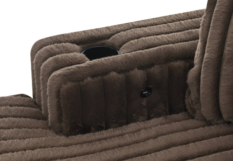 Soft shaggy fabric texture under natural lighting