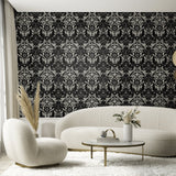 Galerie Off The Wall Damask Sauvage Wallpaper
