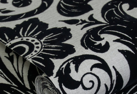Galerie Off The Wall Damask Sauvage Wallpaper