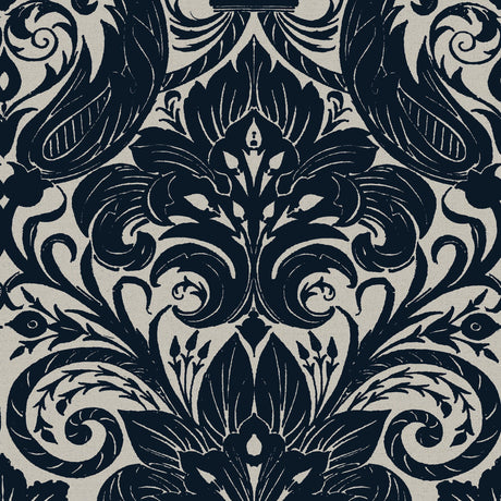 Galerie Off The Wall Damask Sauvage Wallpaper