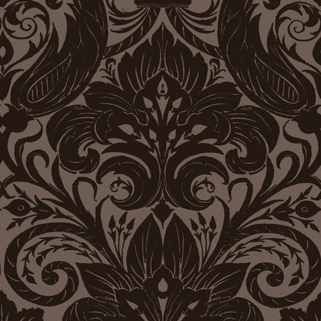 Galerie Off The Wall Damask Sauvage Wallpaper
