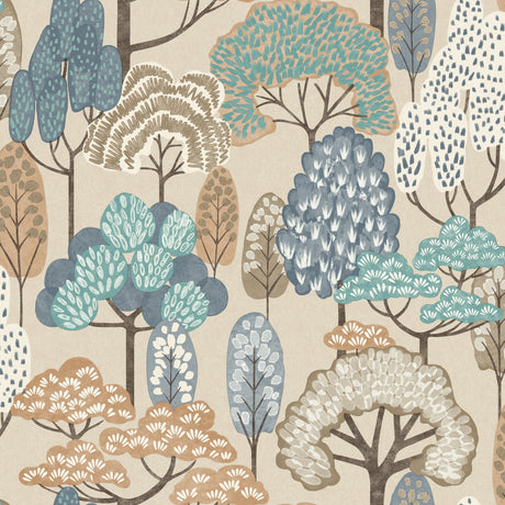 Galerie Little Dreamers Trees Motive Wallpaper
