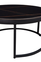 B038 Round Nesting Coffee Table Set