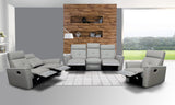 8501 Italian Leather Reclining Sofa, Loveseat & Chair